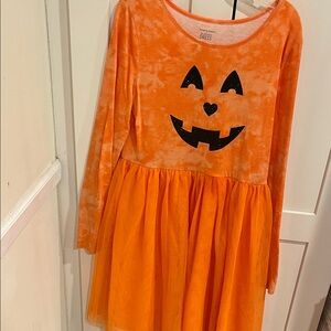 Jumping Beans Orange Pumpkin Halloween Dress